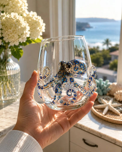 ⏰Last day Promotion 🎁The Perfect Beach House Gift🌊3D Ocean Animal Artisan Glassware Collection
