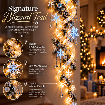 🔥Last Day 49% OFF🔥❄️ Giant Snowflake Blizzard Trail - Let the Snowstorm Glow Indoors
