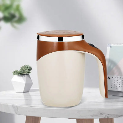 ☕ Self-Stirring Mug – One-Touch Automatic Mixing Cup for Coffee, Protein Shakes & More