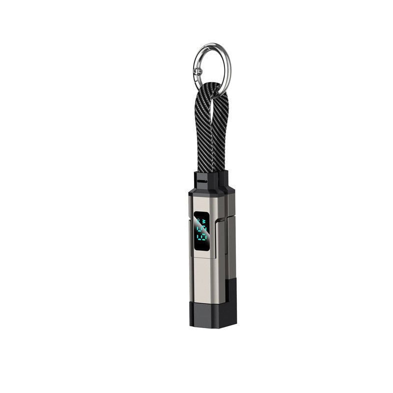 ⏰Limited Time SALE 50% OFF🔥4-in-1 Digital Display Keychain Charging Cable
