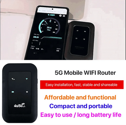 🛩️FLASH SALE/ - 60% Off🔥Portable 5G WiFi Router – High-Speed Mobile Wireless Internet Hotspot
