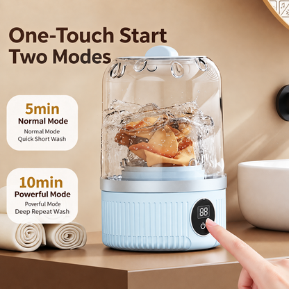 ✈️ Travel Mini Laundry Washer with USB-C Charging