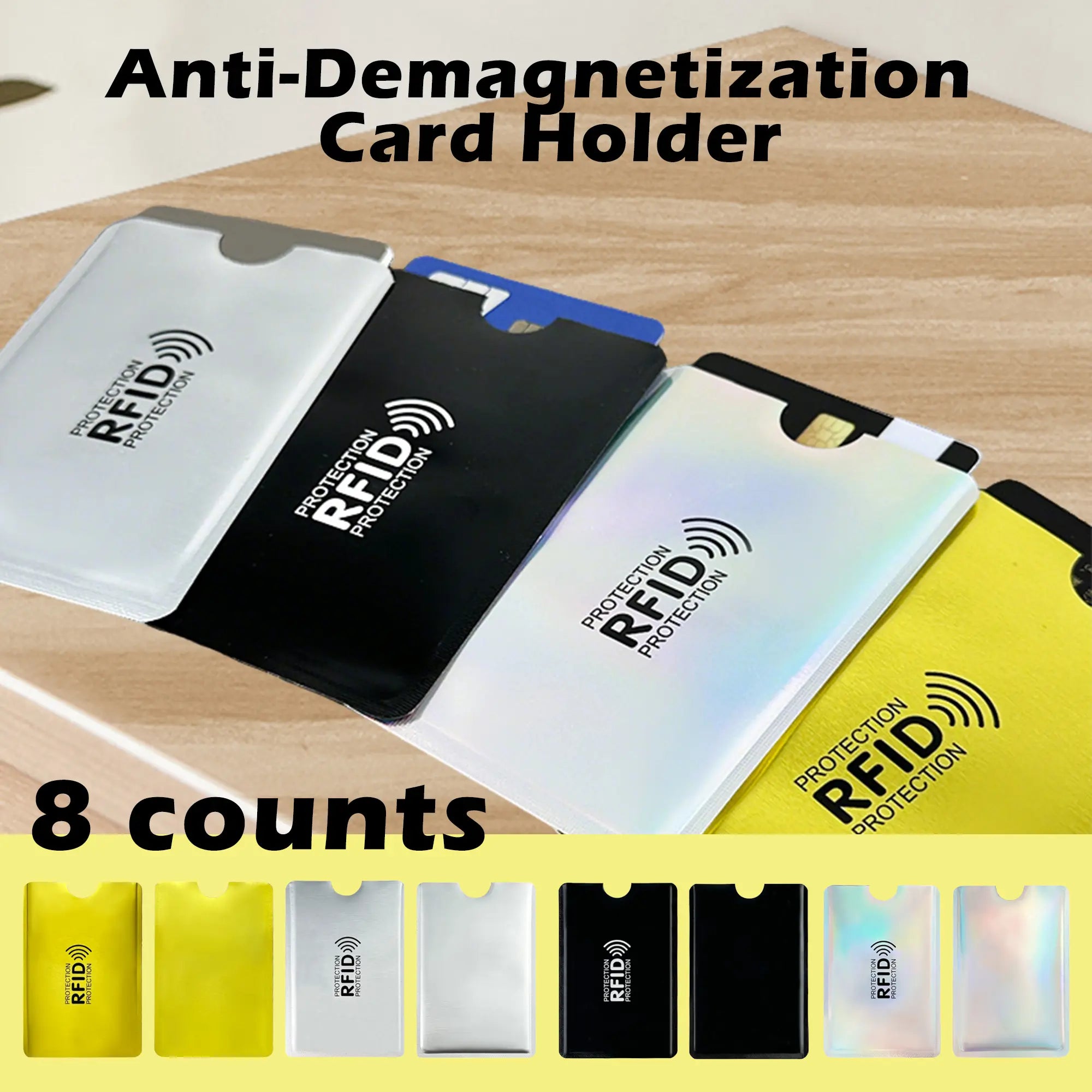 🛡️📱RFID Blocking Sleeves – Stop Card Skimming Instantly🔒💳