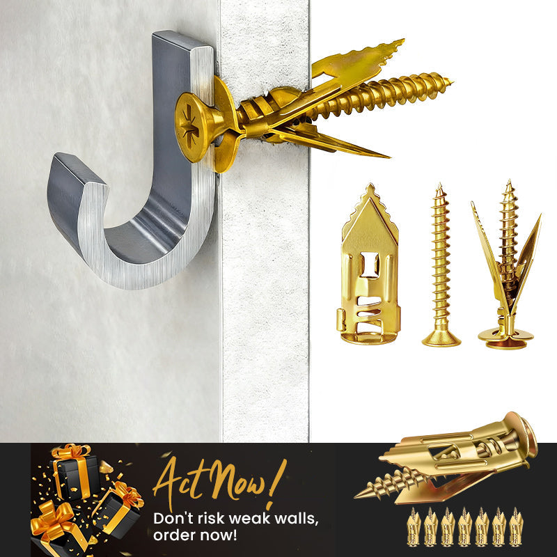⏰LIMITED TIME 50% OFF🛠️Over 55K+ SOLD!🔥Self-drilling anchors Screws Screws，Drill, Fix, Hold. No Extra Tools Needed🔩🏠✨