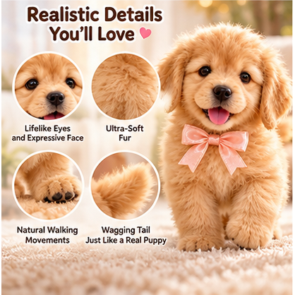 🎄49% OFF🐕🐾 Realistic Robot Golden Retriever Puppy