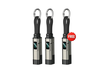 ⏰Limited Time SALE 50% OFF🔥4-in-1 Digital Display Keychain Charging Cable