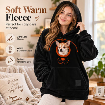 🐾 Rider Pet Carrier Sherpa Hoodie – Cozy Hands-Free Dog Carrying Hoodie