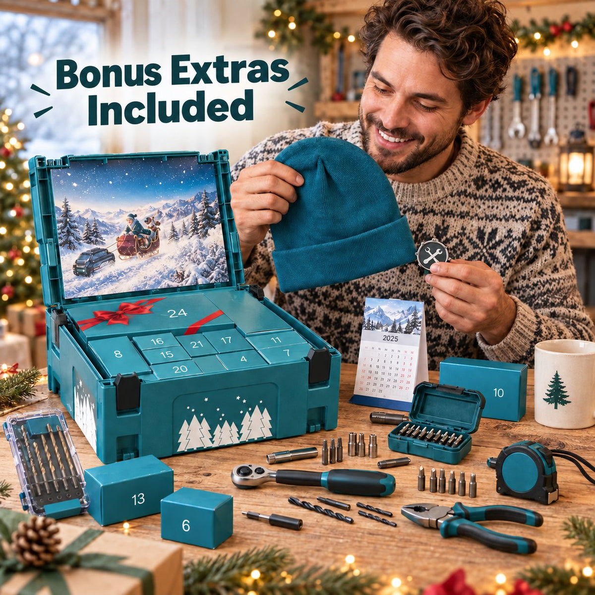 🎁🔧 24-Day Tool Advent Calendar – Finally, a Christmas Countdown He’ll Actually Use