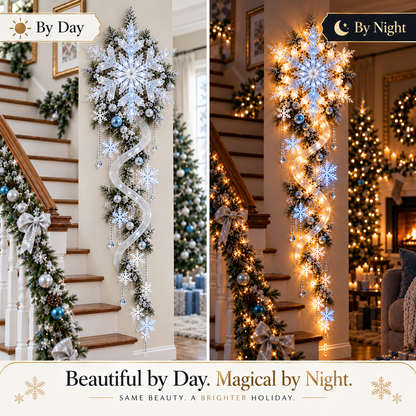 🔥Last Day 49% OFF🔥❄️ Giant Snowflake Blizzard Trail - Let the Snowstorm Glow Indoors