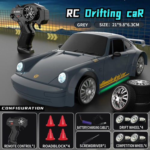 🎄Gifts For Children🎁🏀RC Drift Racing Car 1:20 Scale Model with 2.4GHz Remote 360° Spins & LED Lights