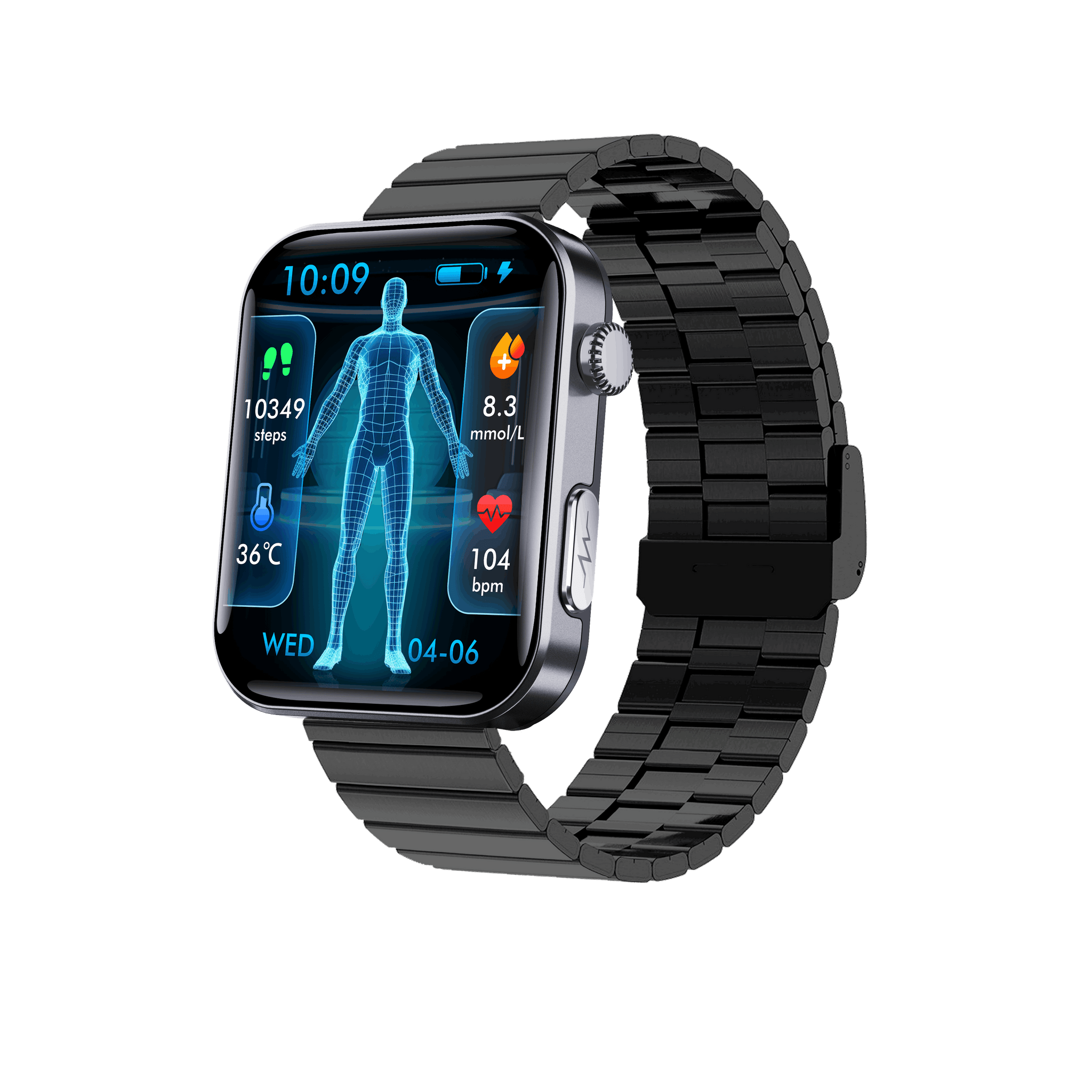 Best Upgrade PulseMax Fall Detection Watch With Blood Glucose+Blood Pressure Monitoring+Calls 2026