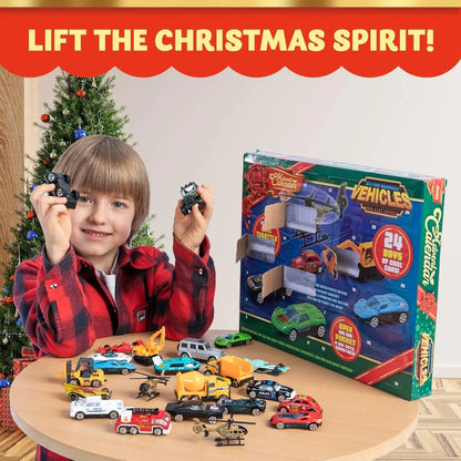 2026 Christmas Car Advent Calendar – 24 Die-Cast Vehicle Surprises