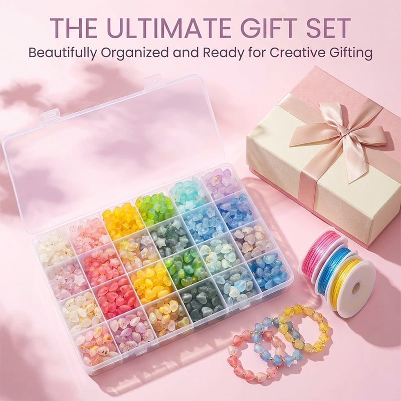 DIY bracelet bead gift set