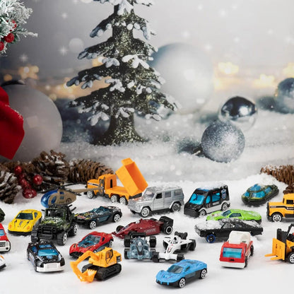 2026 Christmas Car Advent Calendar – 24 Die-Cast Vehicle Surprises