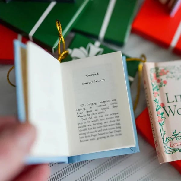 ✈️Last Day 49% Off 🎁Mini Book Ornament Advent