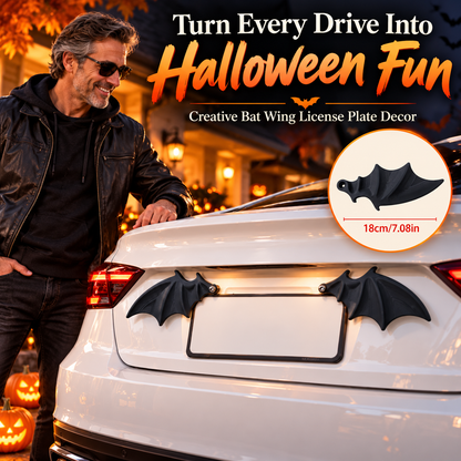 ✨Halloween Bat License Plate Ornament for Car Decoration