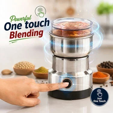 ✨Mini Electric Coffee & Spice Grinder – One-Touch Stainless Steel Dry Food Mill