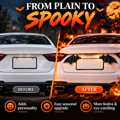 ✨Halloween Bat License Plate Ornament for Car Decoration