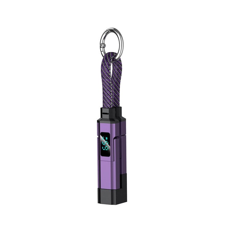 ⏰Limited Time SALE 50% OFF🔥4-in-1 Digital Display Keychain Charging Cable