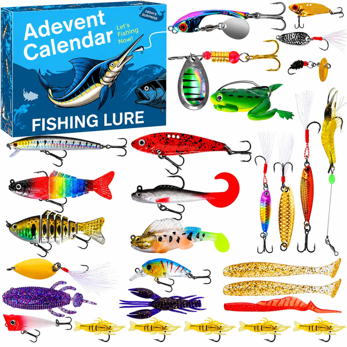 🎄 2026 Fishing Advent Calendar – 24 Days of Mystery Fishing Surprises