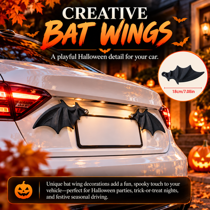 ✨Halloween Bat License Plate Ornament for Car Decoration