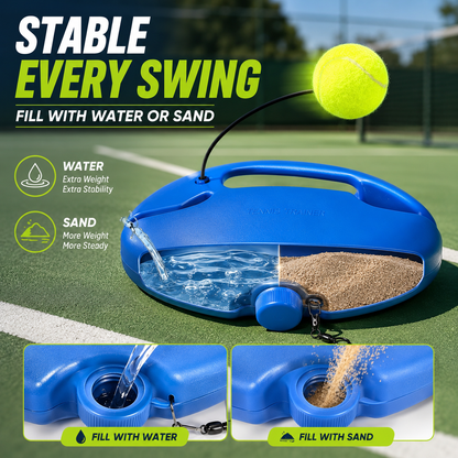 🎾 Last Day 60% OFF⏰Solo Tennis Trainer Rebound Set – Practice Anytime, No Partner Needed，3 Balls