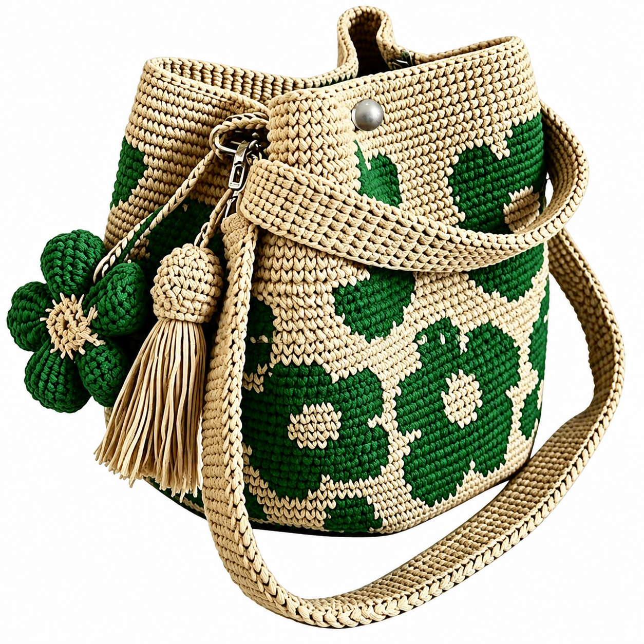 🔥2026 Spring Special Offer 49% OFF🌼Handmade Crochet Flower Tote✨