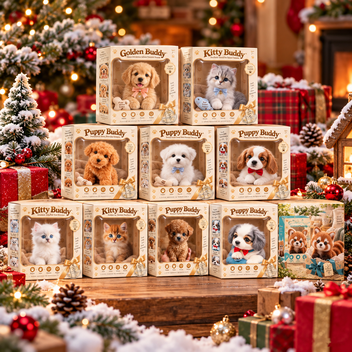 🐕🐾 Golden Buddy™ Realistic Robot Golden Retriever Puppy