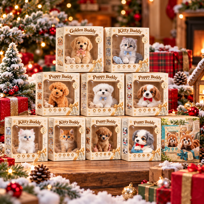 🐕🐾 Golden Buddy™ Realistic Robot Golden Retriever Puppy