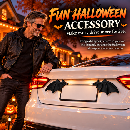 ✨Halloween Bat License Plate Ornament for Car Decoration