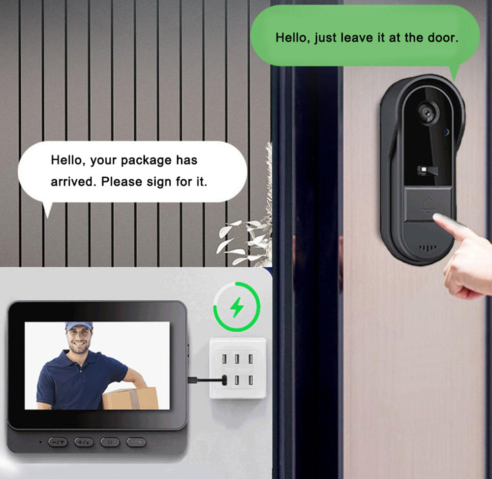 X8 WiFi-Free Video Doorbell Kit⚙️🚪
