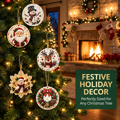 🏅35K+ Sold 🎄Christmas DIY Diamond Painting Ornament Kit