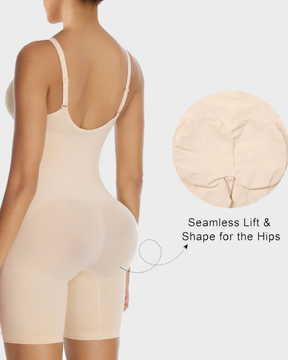 Women's Tummy Control Zip Bodysuit