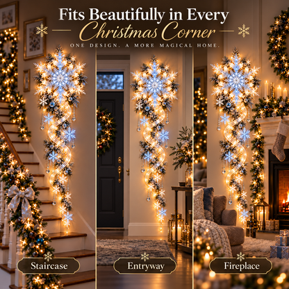 🔥Last Day 49% OFF🔥❄️ Giant Snowflake Blizzard Trail - Let the Snowstorm Glow Indoors