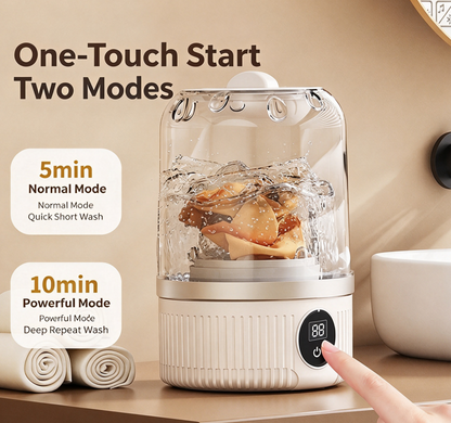 ✈️ Travel Mini Laundry Washer with USB-C Charging