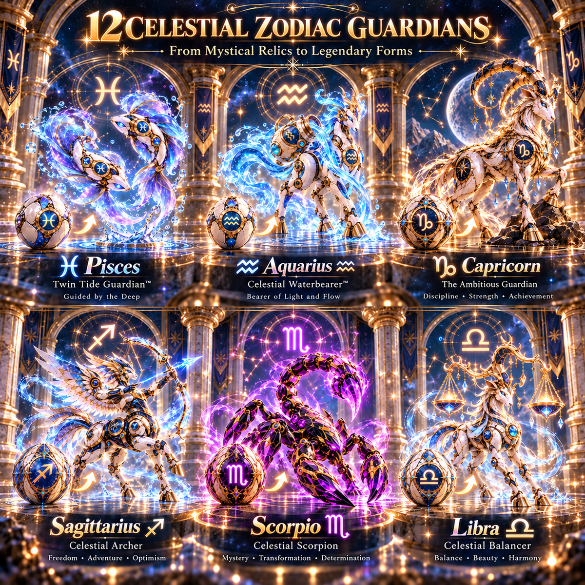 🌌 Zodiac Guardian Eggs™ 🤖– Transforming Celestial Guardian Collection🍀