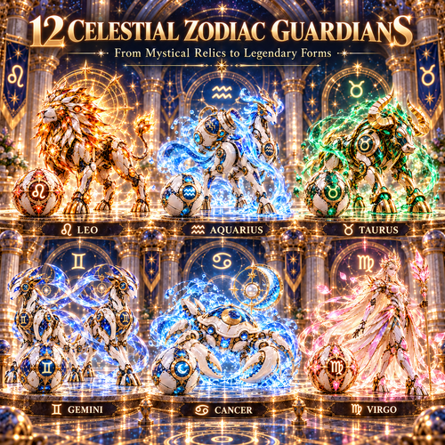 🌌 Zodiac Guardian Eggs™ 🤖– Transforming Celestial Guardian Collection🍀