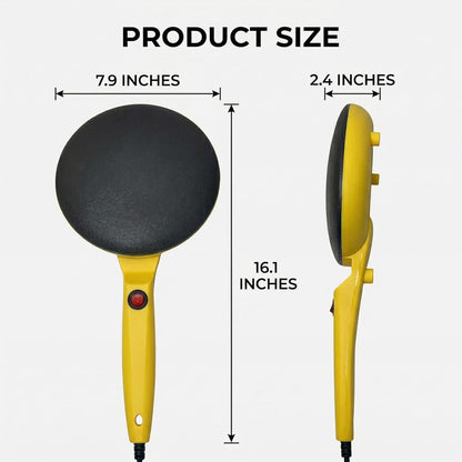 Portable 8-Inch Electric Crepe Maker – Quick Heat & Nonstick