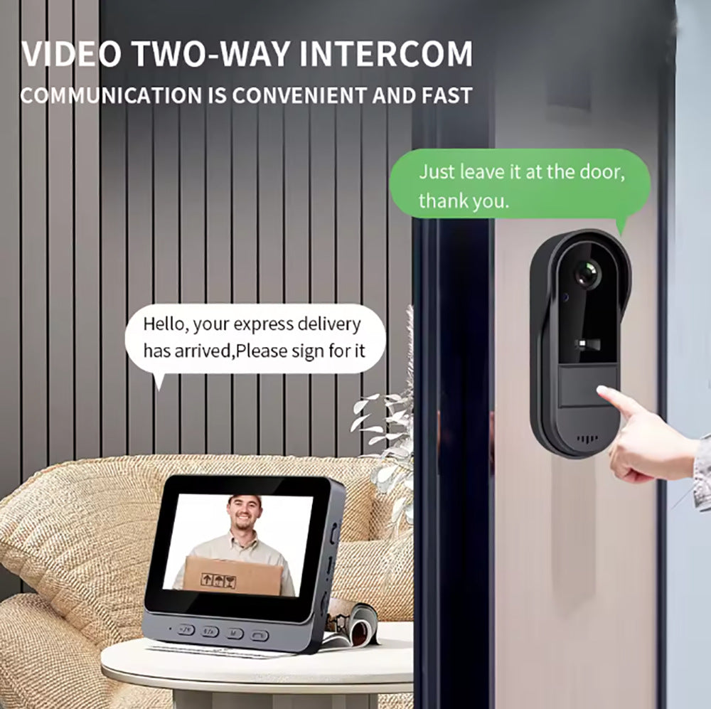 X8 WiFi-Free Video Doorbell Kit⚙️🚪