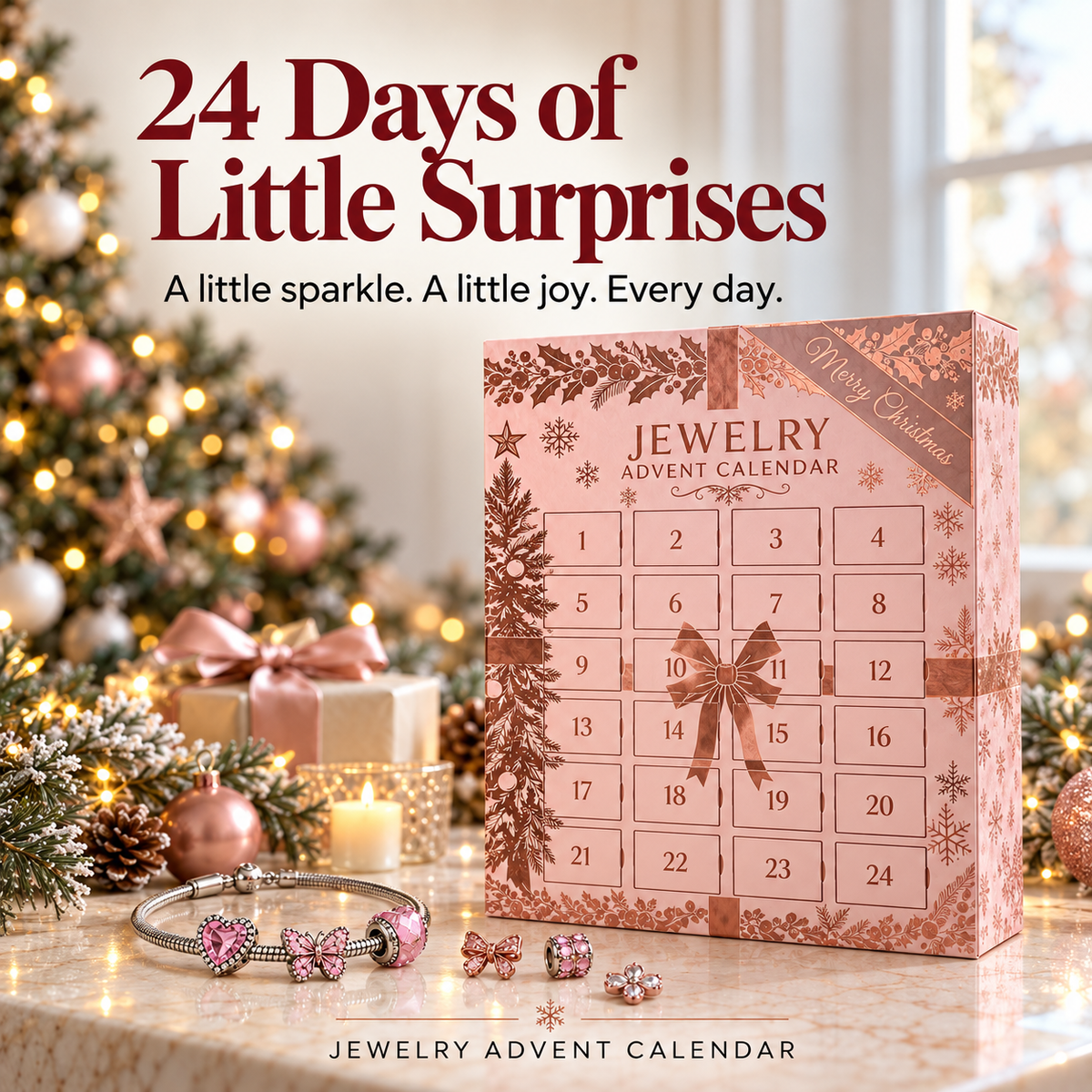 🔥 Limited-Time 49% OFF – 🎄 24-Day Christmas Jewelry Advent Calendar – A New Surprise Every Day