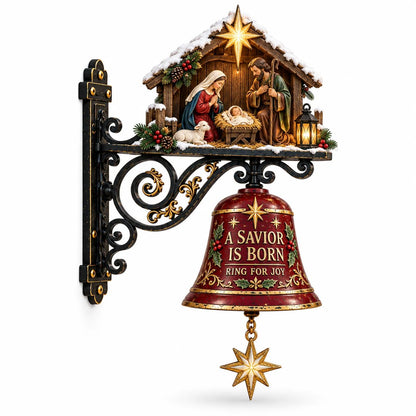 ✨ Jesus Nativity Christmas Door Bell - Welcome Christmas With The Story Of Jesus
