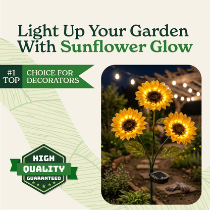 🔥Hot Sale 49% OFF🔥Solar Sunflower Garden Lights: Illuminate Your Outdoors with Sun-Kissed Charm
