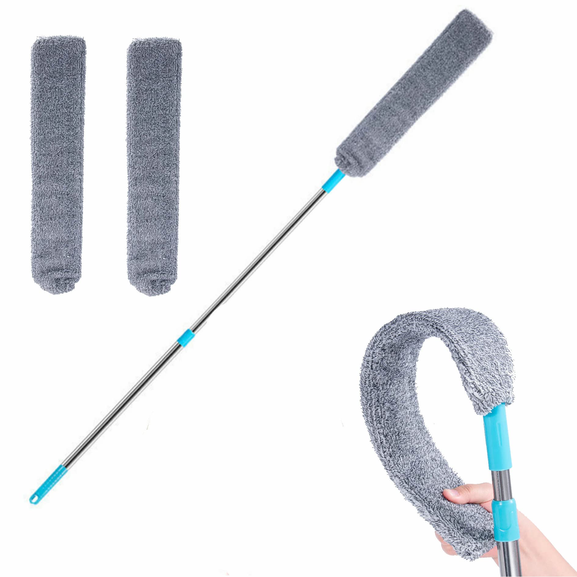 Retractable Gap Dust Cleaner with Long Extension Pole