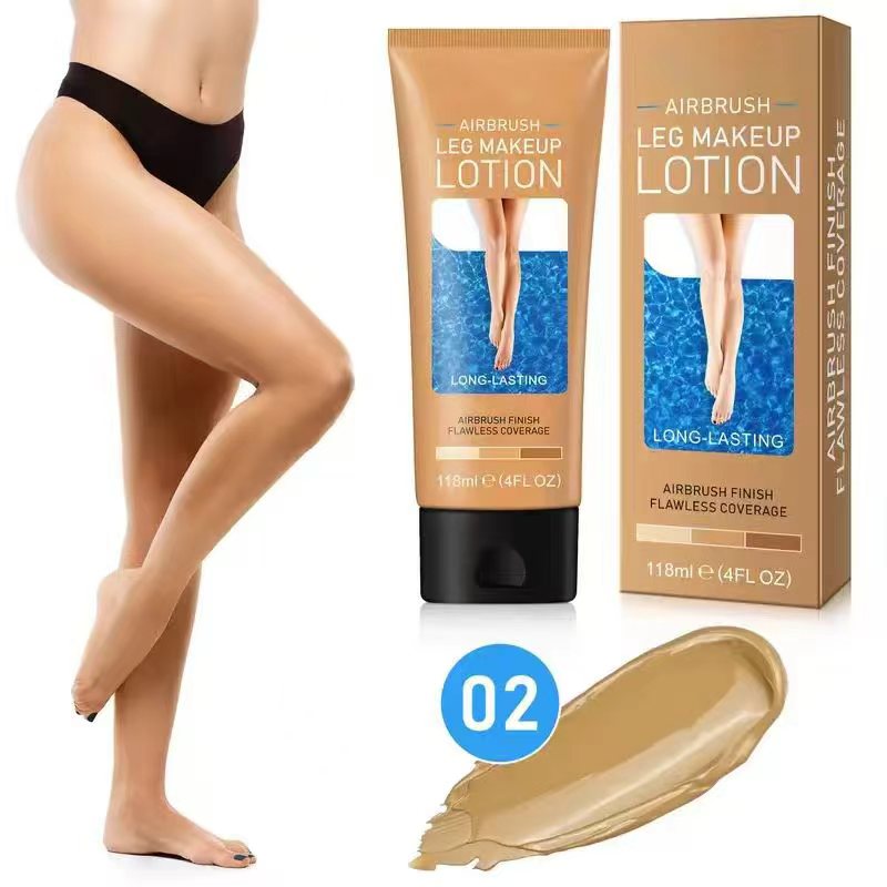 Waterproof Leg and Body Makeup, Long-lasting 24-Hour Coverage for Skin Imperfections Concealer for Veins, Scars, and Tattoos