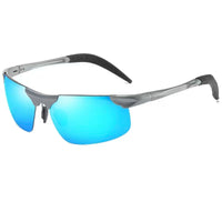 Gunmetal Frame / Ice Blue Lens
