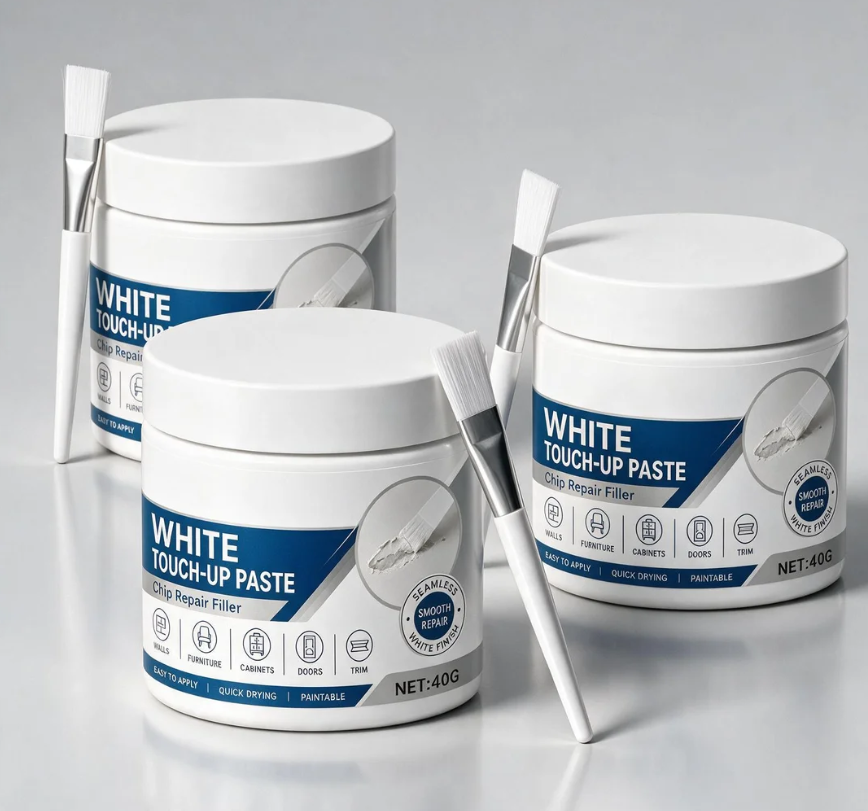 White Furniture Touch-Up Paste (Free Brush)
