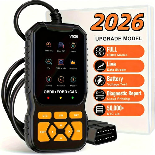 V520 OBD2 Car Diagnostic Scanner with Live Data