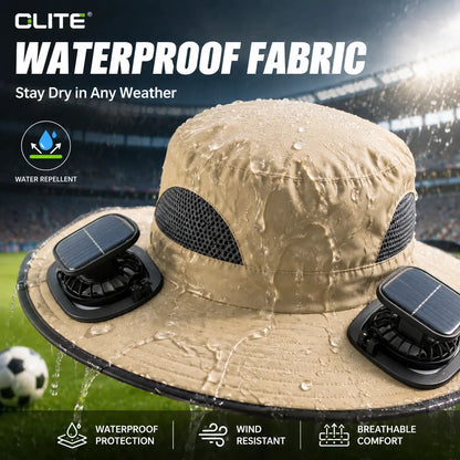 Solar Fan Outdoor Fishing Hat - Sun Protection & Cooling