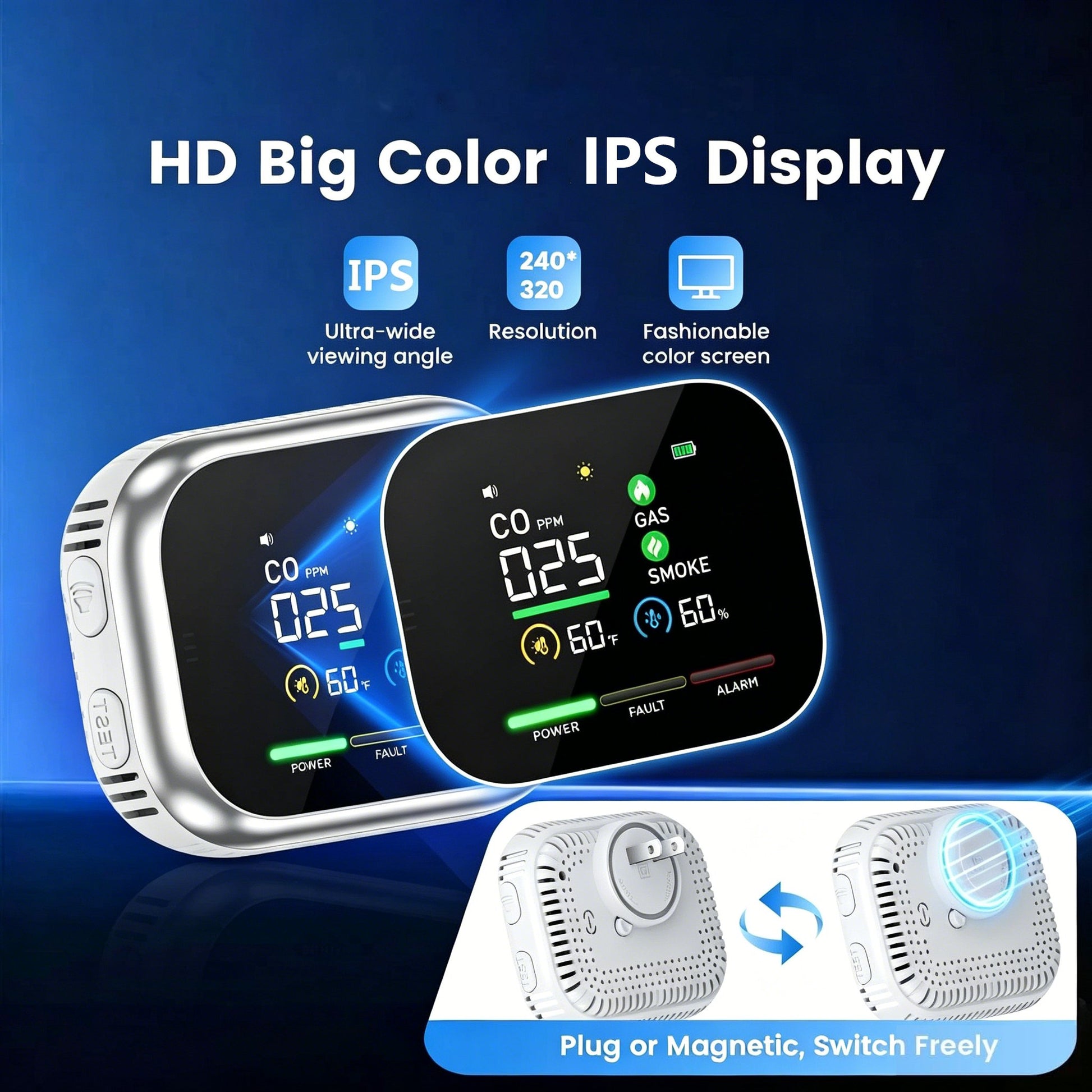 🛡️ 6-in-1 Smart Home Safety Detector