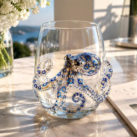 ⏰Last day Promotion 🔥-🎁The Perfect Beach House Gift🌊3D Ocean Animal Artisan Glassware Collection🎁